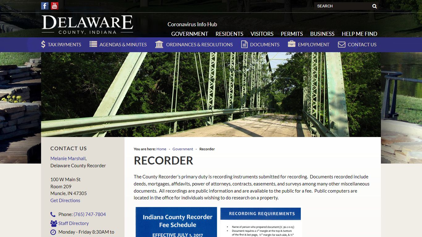 Delaware County, IN / Recorder